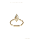 Marquise Cut Lab Grown Diamond Engagement Ring | Hidden Halo | Signature Setting