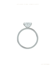 Marquise Cut Lab Grown Diamond Engagement Ring | Hidden Halo | Signature Setting
