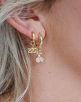 Angel Number Hoop Earrings