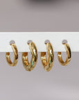 Angel Number Hoop Earrings