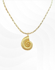 Sasha | Spiral Shell Necklace
