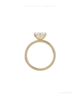 Marquise Cut Lab Grown Diamond Engagement Ring | Hidden Halo | Signature Setting