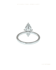 Marquise Cut Lab Grown Diamond Engagement Ring | Hidden Halo | Signature Setting