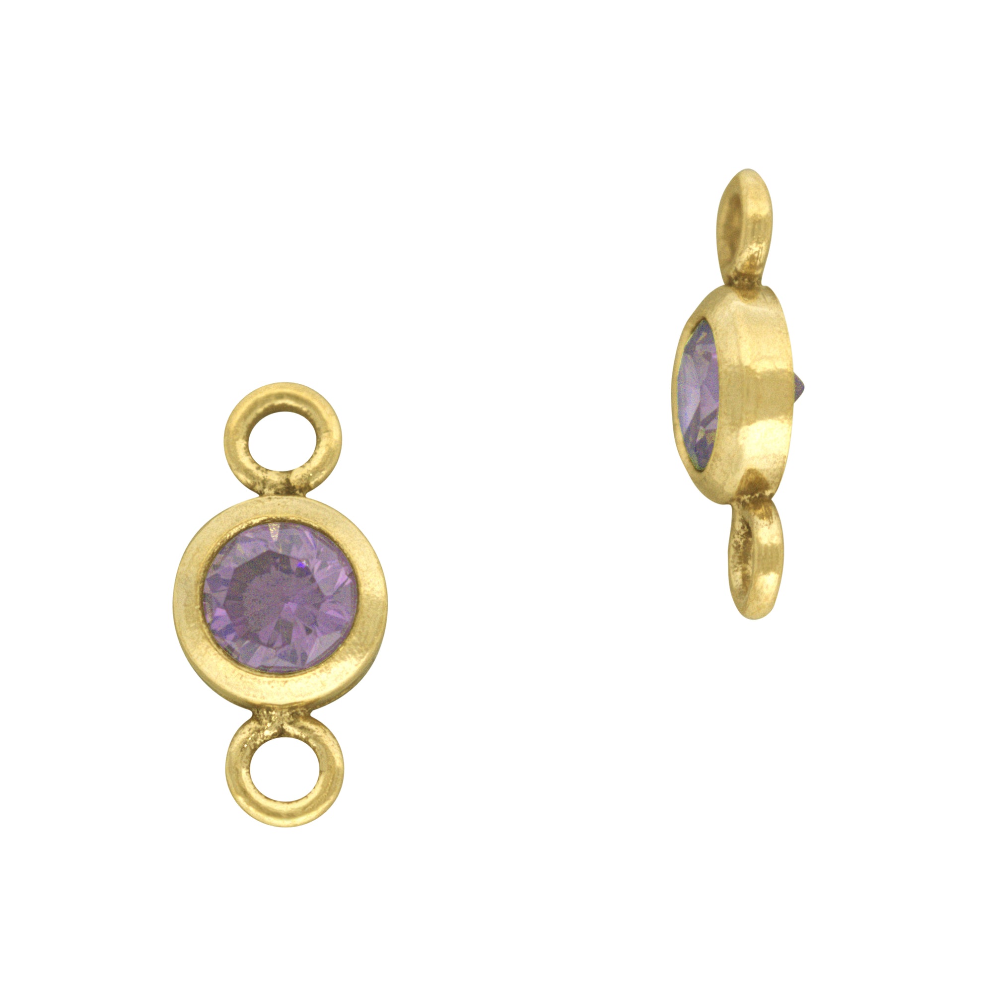 Bezel Charm Connectors 3mm