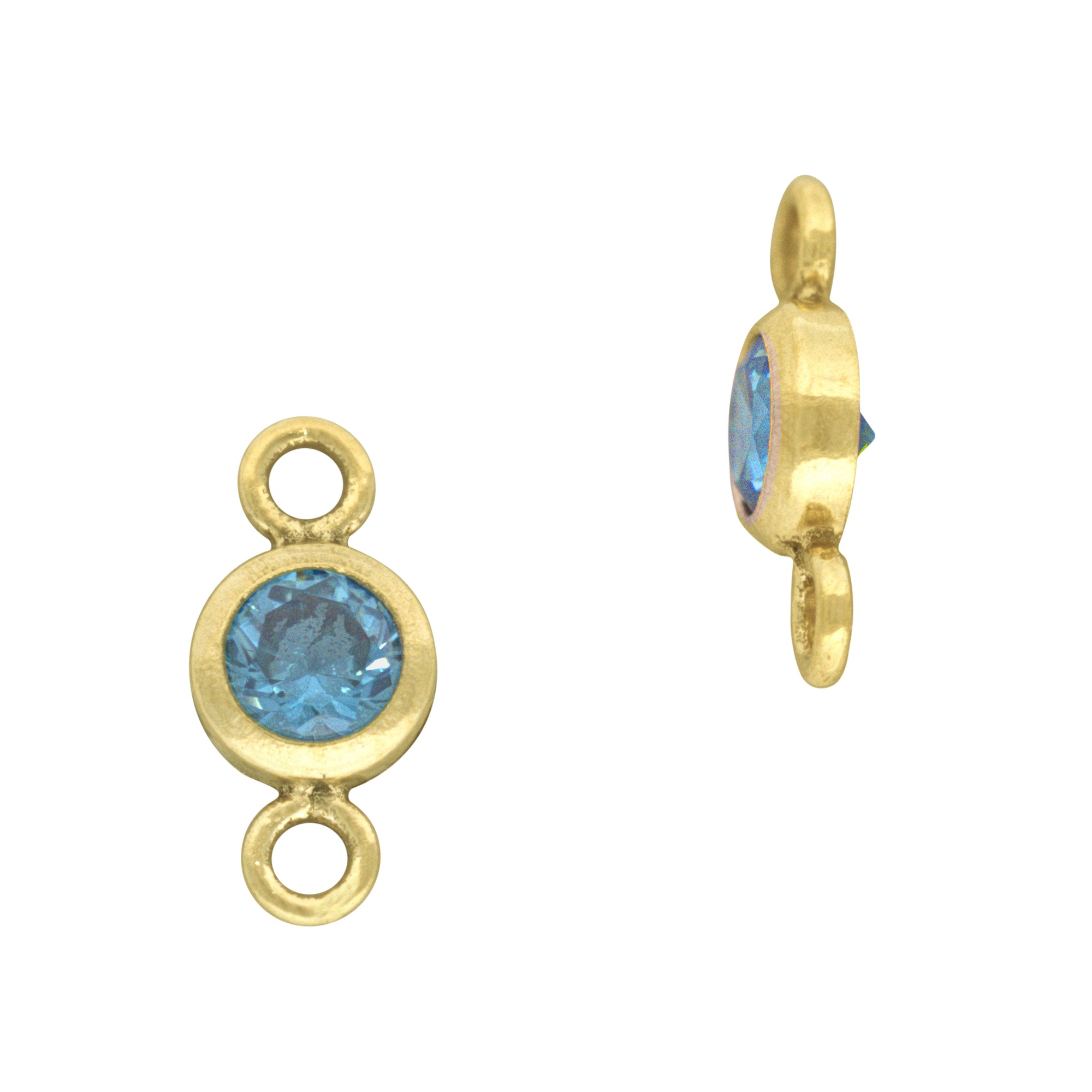 Bezel Charm Connectors 3mm