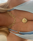 Molly | Chunky Coloured Shell Pendant Necklace