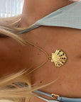 Molly | Chunky Coloured Shell Pendant Necklace