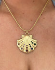 Molly | Chunky Coloured Shell Pendant Necklace