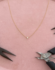 Floating Diamond Necklace