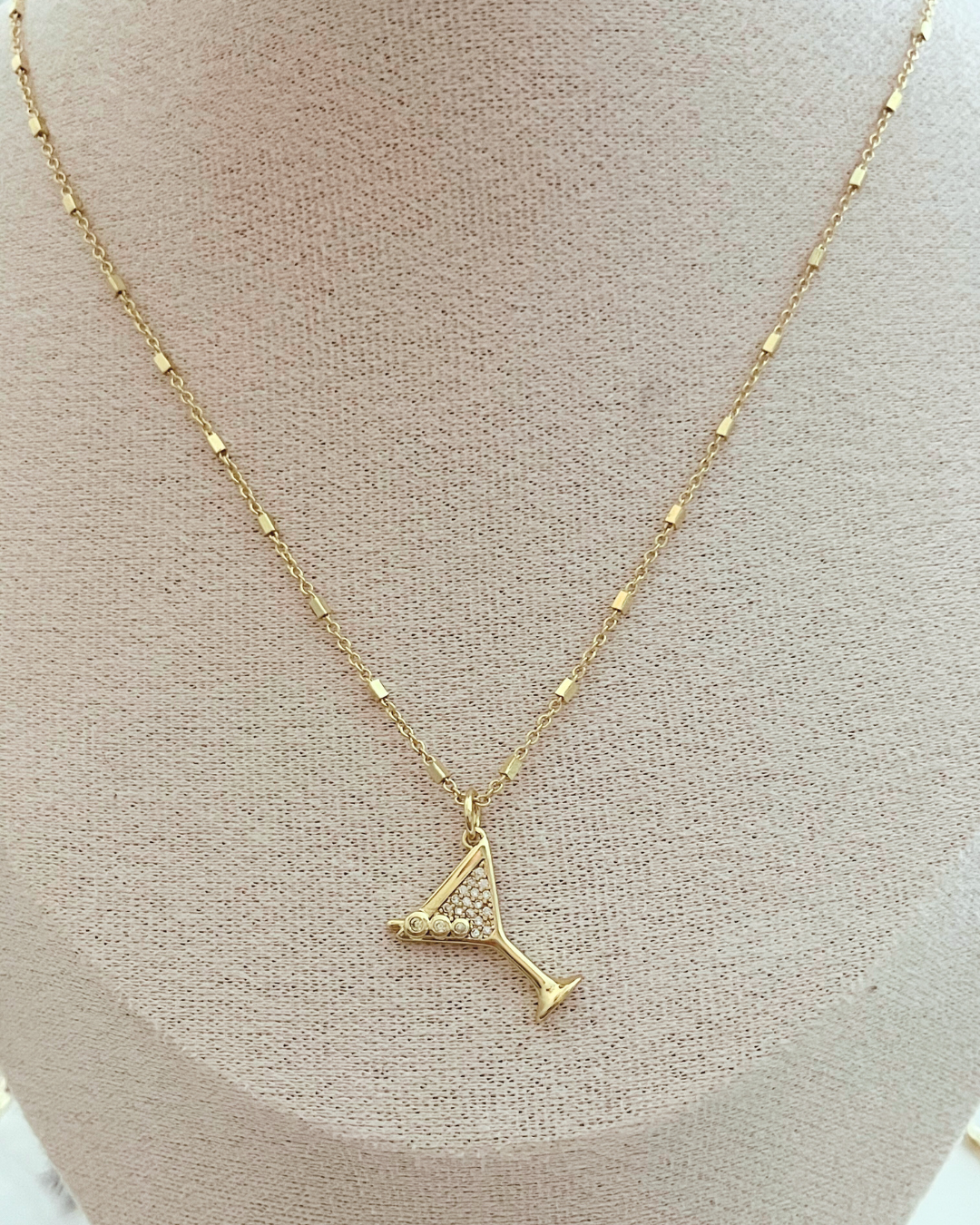 Bianca | Martini Glass Necklace
